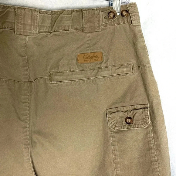 Cabela's Outdoors Men's Cargo Utility Convertible Hiking Pants Khaki Size 38X30 - Picture 6 of 12